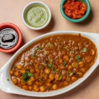 Channa Masala · Sauteed chickpeas, cooked with fresh spices.