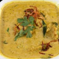 Chicken Kurma · Chicken cooked in a coconut and cashew gravy. Enjoyed best with a kerala parotta (in the bre...