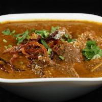 Gosht (Goat) Chettinad · Cooked with a variety of spices with the style adopted from the state of Tamil Nadu in India.