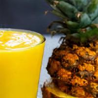 Pineapple Orange Smoothie · Blended pineapple, orange slices, and orange juice. 
* Chia seeds, flax seeds or  protein po...