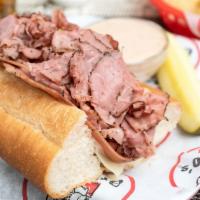 Mid East Special · A fat sub roll filled with lean pastrami, plus bologna, melted provolone cheese, salami and ...
