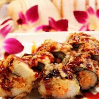 Cajun Roll · Deep-fried sushi roll with snow crab and crawfish.