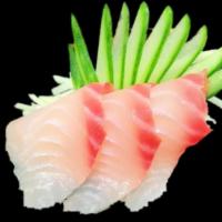 Tai (Red Snapper) - Sashimi · Sliced fish with no rice (3 pieces per order).