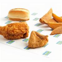 3 Piece White Chicken Meal · Comes with fries and a roll