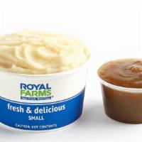 Small Mashed Potatoes With Gravy · 