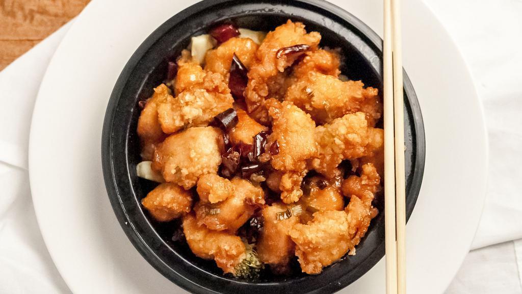 General Tso'S Chicken · Breaded and fried. Hot and spicy.