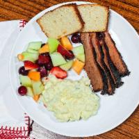 Texas Beef Brisket · Served with your choice of two vegetables and bread.