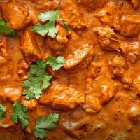 Butter Chicken · Butter chicken, traditionally known as Murgh makhani, is a type of curry made from chicken w...