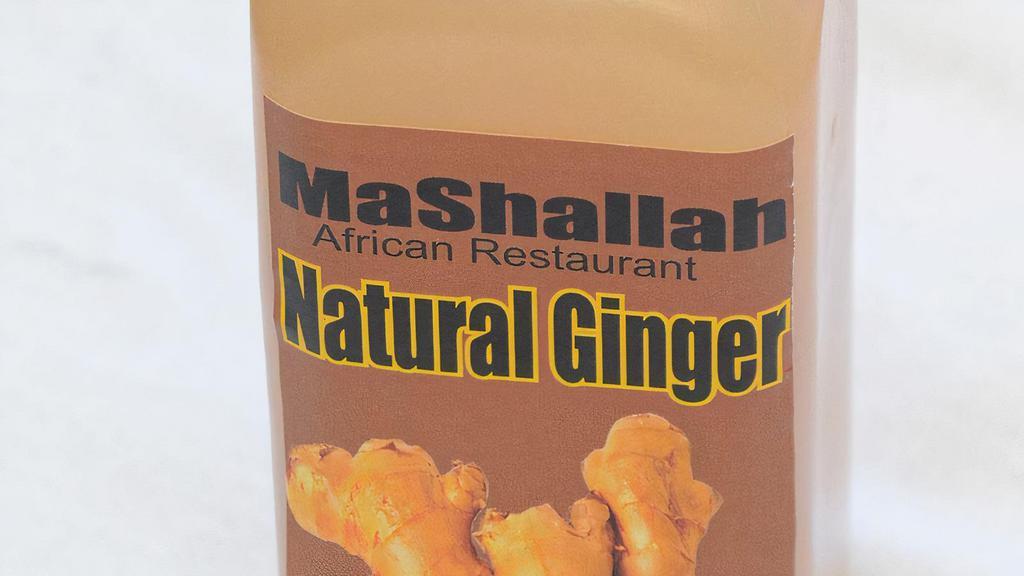 Natural Ginger · Ginger all natural drink.