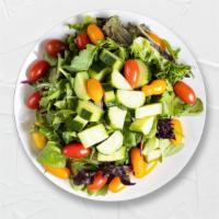Signature Garden Salad · (Vegetarian) Romaine lettuce, cherry tomatoes, carrots, and onions tossed with lemon juice &...