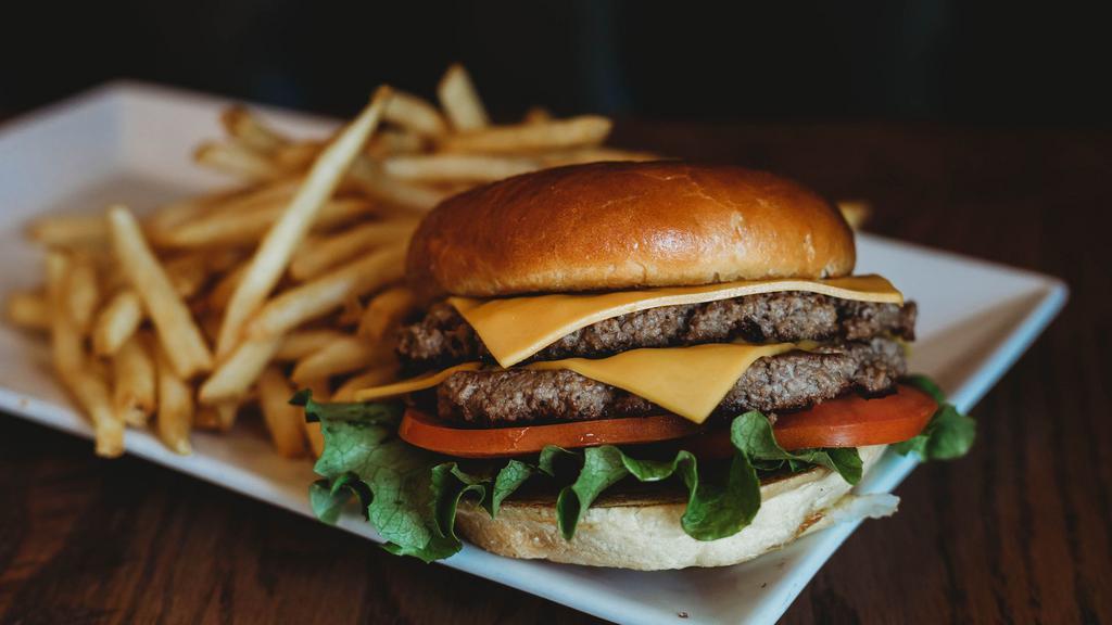 Steakburger · Single or double patty with American cheese and our signature sauce. The big cheese comes served on a grilled cheese and not a potato bun.