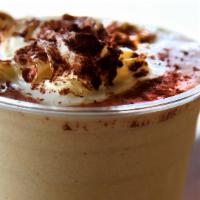 Caramel Latte · House blend coffee, Dulce de Leche, vanilla