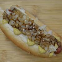 New York Dog (Brown) · Nathan's, Spicy Brown Mustard, Grilled Onions,Sauerkraut