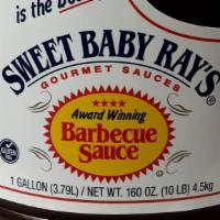 Barbecue Sauce · A 2oz cup of sweet baby ray's bbq sauce, for your wings, pizza, or appetizers