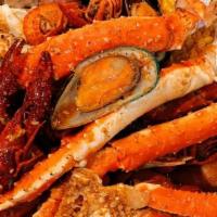 Family Platter · One pound snow crab legs, one pound lobster tails, one pound crawfish, one pound shrimp (no ...