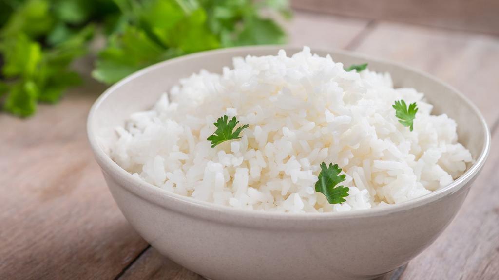 White Rice · Boiled white rice.