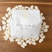 Fresh Lima Beans · One pack. Baby or Large. Garden fresh dry Lima Beans packed in one-pound bags.