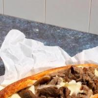 Philly Cheesesteak · Steak sandwich with your choice of cheese.