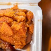 Candied Yams · Fresh candied yams cut and cooked every morning