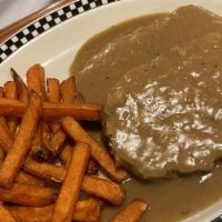 Cafe Meatloaf · Our delicious homemade glazed meatloaf with choice of our meatloaf tomato sauce or brown gra...