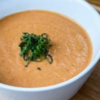 Creamy Tomato Basil Soup · Quart. Creamy tomato soup with fresh basil. Eat Fit approved.