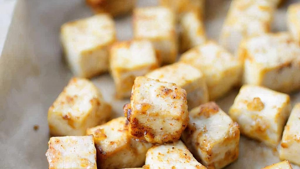 Baked Tofu 6Oz · 6oz of baked and seasoned tofu. This is a high protein item! 17g of protein.