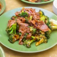 Beef With Broccoli · With a side order of rice