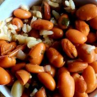 Beans & Rice · Small bowl of brown rice and pinto beans (with housemade vegan sour cream by request)