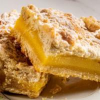 Limon Cheese Cake（柠檬奶酪蛋糕） · Alternating layers of sponge cake and lemon infused mascarpone cream, decorated with limonce...