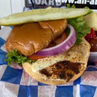 New! Blackened Chicken Sandwich · Freshly prepared Marinaded  grilled chicken breast,  seared with butter& blackened seasoning...
