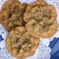 Chocolate Chip Cookies · A 3 pack of our famous chocolate chip cookies - baked fresh daily!