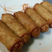 Egg Roll · The large order egg roll automatically comes with a small sweet & sour sauce.