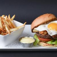 Eggspectation Burger · This Eggspectation favorite, a Certified Angus Beef burger, is grilled to perfection and dre...