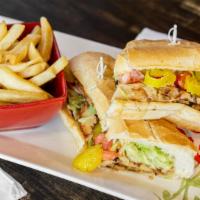 Mesquite Grilled Chicken Sub · Sliced Mesquite grilled Chicken breast tossed with sautéed onions, and melted Provolone chee...