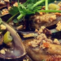 Mussels Steamed With Green Onions
 · 