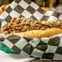 Cheese Steak · The classic Rick's Cheesesteak is made with thinly sliced sirloin, American cheese and serve...