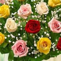 Rose Elegance™ Premium Long Stem Assorted Roses · Our exquisite bouquet of magnificent, long-stem assorted roses, hand-crafted by our expert f...