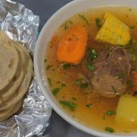 Beef Soup · With side of Corn tortilla.