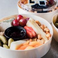 Best Of The World Cheese Plate · Three world class cheeses with jam, nuts, fruits and house-made crostini / crackers (Serves ...