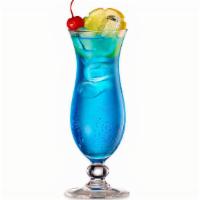 Blue L.I.T. · Finlandia vodka, Blue Curacao, gin, rum, tequila, sweet and sour and a splash of Sierra Mist...