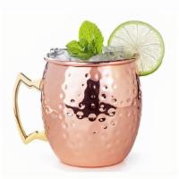 Moscow Mule · Finlandia vodka, Goslings ginger beer and lime.   Serves (6) drinks (or one really thirsty p...