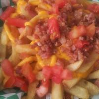 Nacho Fries · Served with ketchup.