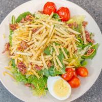 Family House Salad · Our house salad only family size. Feeds 4 -5 comfortably.