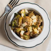 Brussels Sprouts · Fried brussels sprouts, blueberry gastrique
