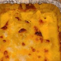 Mac & Cheese · A creamy blend of cheeses mixed with macaroni noodles.