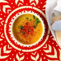 Lentil Soup · Delicious mixed lentils cooked with herbs and spices.