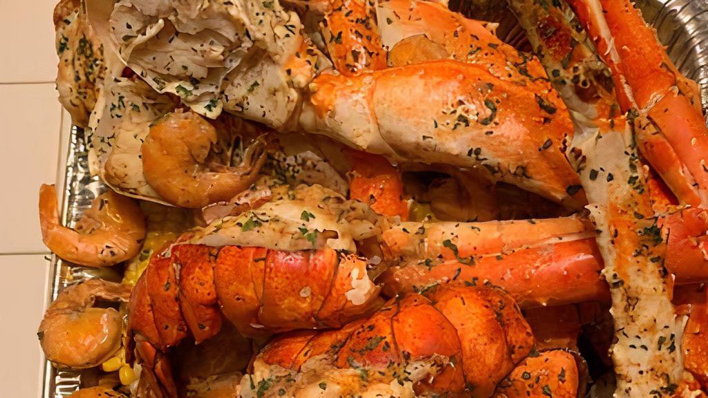 Saturday / Sunday Special · 1 Pc. Lobster Tail, 1/2 Lb. Shrimp (No Head), 1/2 Lb. Snow Crab.