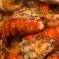 Combo B · Lobster Tail (1 Tail), Snow Crab Legs (1 Cluster), Shrimp (No Head)(1 lb), Crawfish (0.5 lb)...