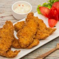 Hot Chicken Tenders · Hot flavored chicken tenders fried to perfection.