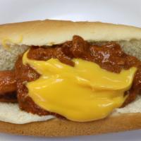 Chili Cheese Dog · Chili Cheese Dog  meal comes with your choice of French fries, tater tots, or onion rings an...